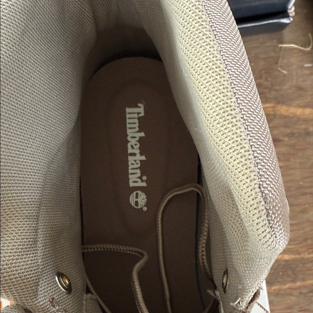 Timberland Light Tan Canvas Footwear